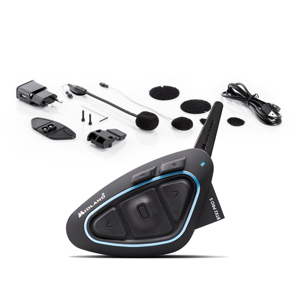Interkom motocyklowy do kasku Midland BTX2 PRO FM One – Poznań
